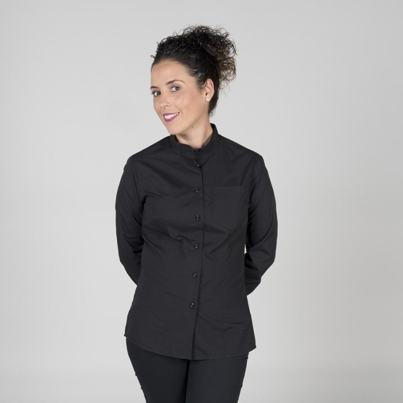 Camisa mujer cuello mao garys 2482