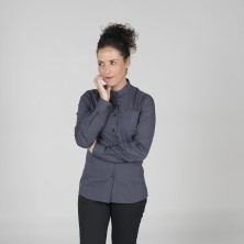 camisa m/l mujer garys 248200 en gris marengo