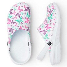 zueco suecos oden print en medical azul 