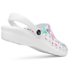 zueco suecos oden print en medical azul 