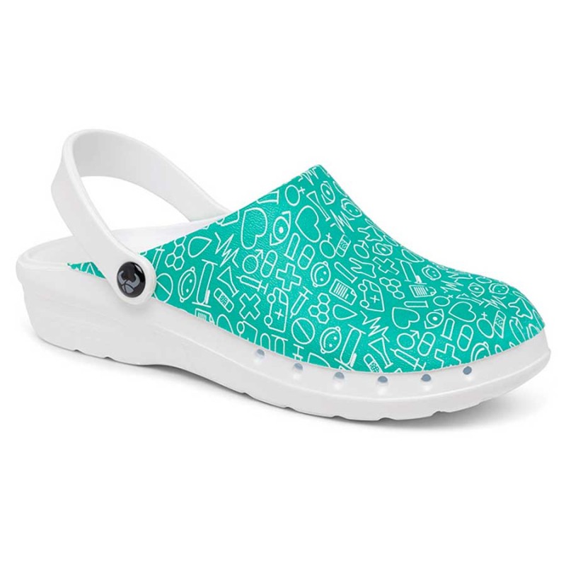 Zueco suecos oden fusion print