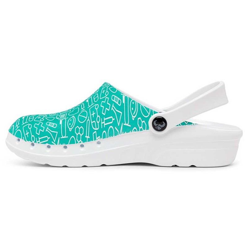 Zueco suecos oden fusion print