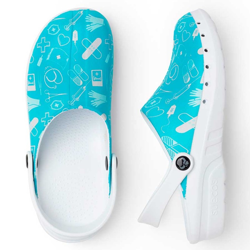 Zueco suecos oden fusion print