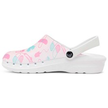 zueco suecos oden print en medical azul 