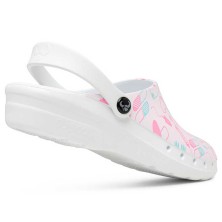 zueco suecos oden print en medical azul 