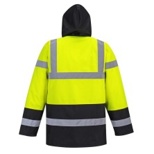 parka a.v. portwest s466 en amarillo/verde