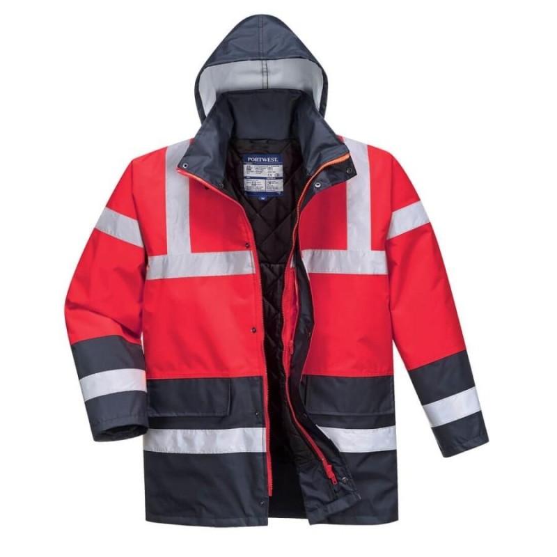 Parka alta visibilidad portwest s466