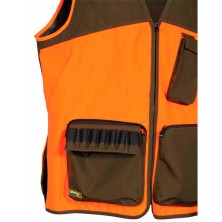 chaleco cofra zivat v542 en fango/naranja