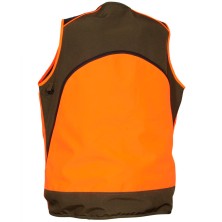 chaleco cofra zivat v542 en fango/naranja