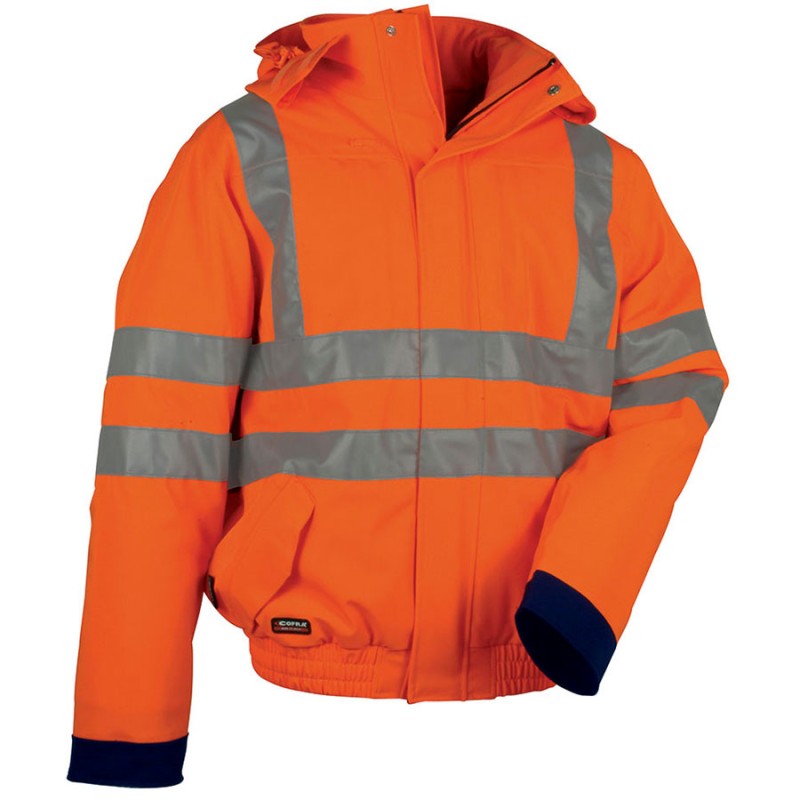 Chaqueta acolchada a.v. cofra fluo v075