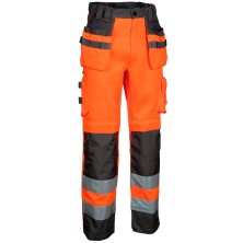 pantalón a.v. cofra blinding v078 en naranja/gris oscuro