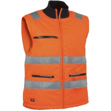 parka impermeable a.v. cofra protection v024 en naranja fluor