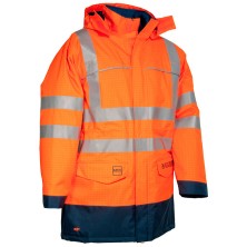 parka a.v. cofra st petersburg v342 en naranja/azul marino