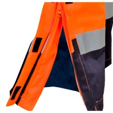 pantalón a.v. cofra pecs v343 en naranja/azul marino