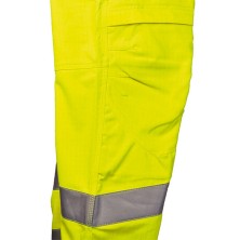 pantalón a.v. cofra quito v267 en amarillo/azul marino