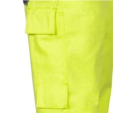 pantalón a.v. cofra charring v611 en amarillo/azul marino