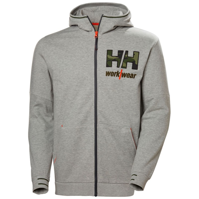 Helly Hansen Sudadera HH Logo Full Zip Hoodie hombre en Azul