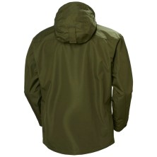 chaqueta impermeable helly hansen manchester 71043 en verde oliva