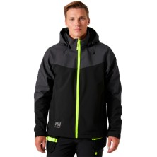chaqueta softshell helly hansen oxford 74290 en negro/ebano