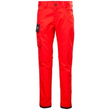 pantalon mujer helly hansen manchester serv 77531 en rojo alerta/ebano