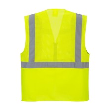 chaleco a.v. portwest c496 en amarillo visibilidad