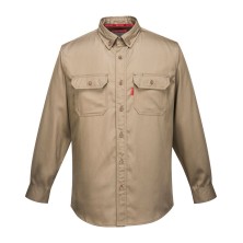 camisa portwest bizflame fr89 en caqui