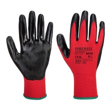 guante portwest a310 en rojo/negro