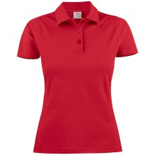 polo m/c mujer printer surf 2265009 en rojo