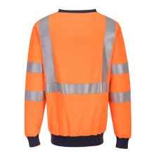 sudadera a.v. portwest fr703 en naranja