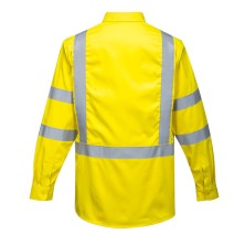 camisa m/l a.v. portwest bizaflame fr95 en amarillo