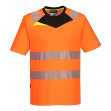 camiseta a.v. portwest dx413 en naranja/negro