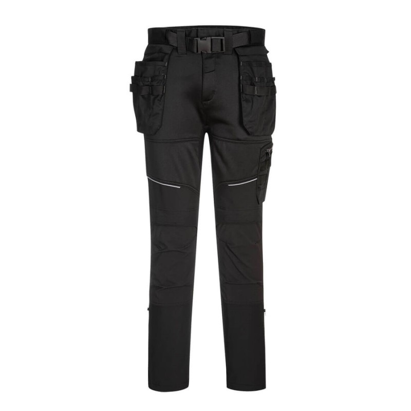 Pantaloni Da Lavoro Portwest H444 - Antipioggia, Alta Visibilità, Giallo/Navy - Foto 8