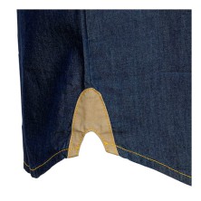 camisa m/l cofra virton v529 en azul marino