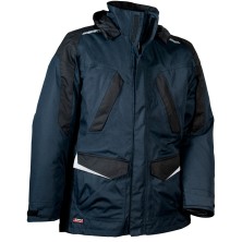 parka cofra daneborg v575 en azul marino/negro