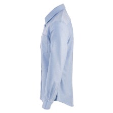 camisa m/l clique oxford 027311 en azul real