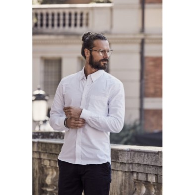 Camisa M/L Clique Oxford 027311