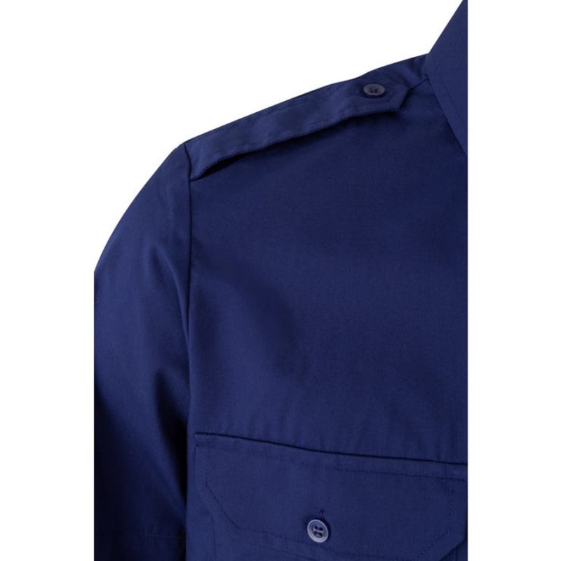 Camisa m/c con galoneras velilla 532