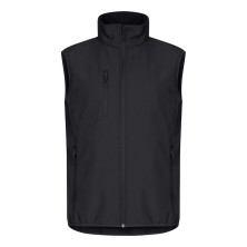 chaleco softshell clique classic 0200911 en negro