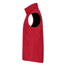 chaleco softshell clique classic 0200911 en rojo