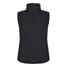 chaleco softshell mujer clique classic 0200916 en negro