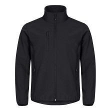 chaqueta softshell clique classic 0200910 en negro