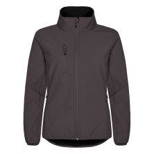 chaqueta softshell mujer clique classic 0200915 en gris