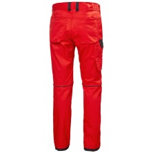 pantalon helly hansen manchester service 77525 en rojo alerta/ebano