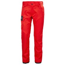 pantalon helly hansen manchester service 77525 en rojo alerta/ebano
