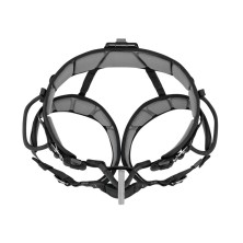 arnes de rescate petzl new falcon mountain en negro/gris