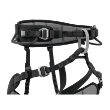 arnes de rescate petzl new falcon mountain en negro/gris