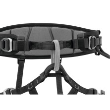 arnes de rescate petzl new falcon mountain en negro/gris