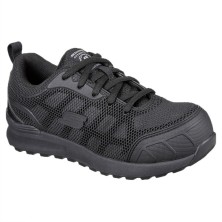 zapatilla mujer skechers bulklin ayak sk77289ec en negro