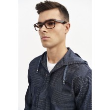 camisa con capucha monza 2039 en denim azul