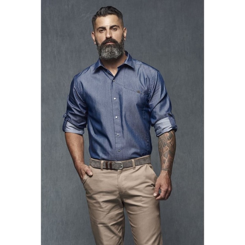 Camisa denim monza 2034